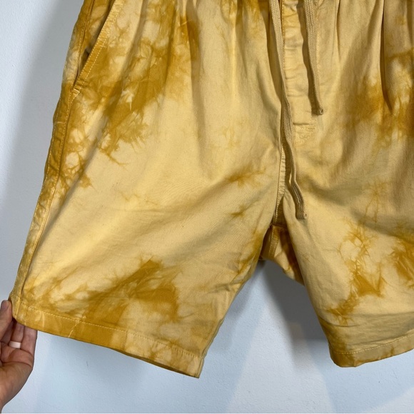 Katin Yellow Tie Dye Shorts - Picture 3 of 8